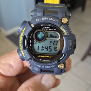 Casio G-Shock Frogman Navy and Yellow Watch